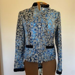 Tribal Brocade & Velvet jacket